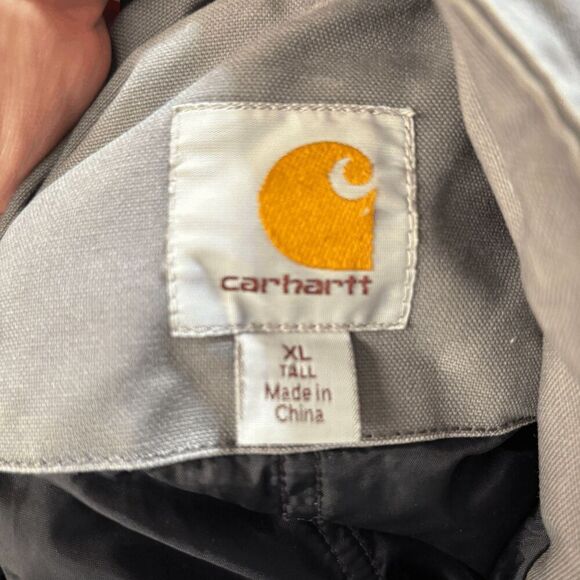 Carhartt Jacket Mens XL Tall Quick Duck Jefferson Insulated Traditional Coat - Picture 8 of 10